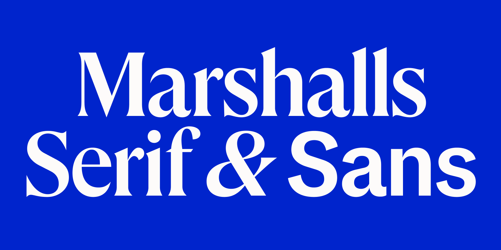 GT Marshalls Custom Typeface