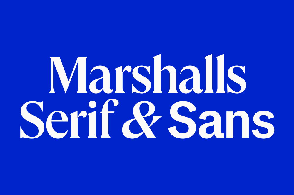 Gt marshalls custom typeface